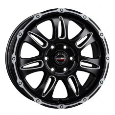 BORBET CW8 Black-Rim-Window-Polished-Matt 18/8