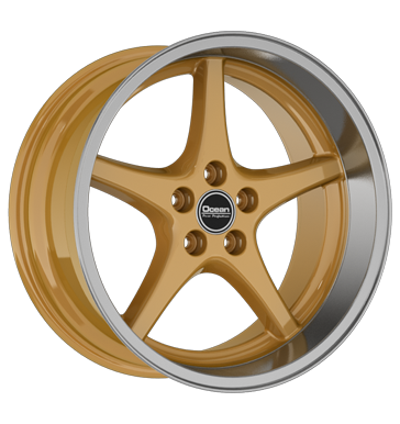 Ocean Wheels MK18 gold-polish-lip 18/8.5