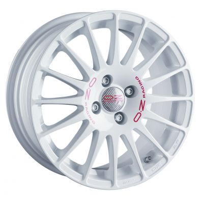 OZ SUPERTURISMO-GT Race-White-Red-Lettering 15/6,5